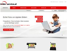 Tablet Screenshot of bilderservice.at